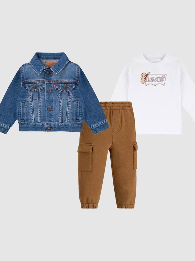 Conjuntos Bebé Menino Levis