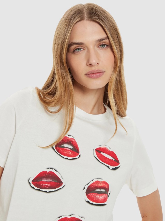 T-Shirt Mulher Elena Vero Moda