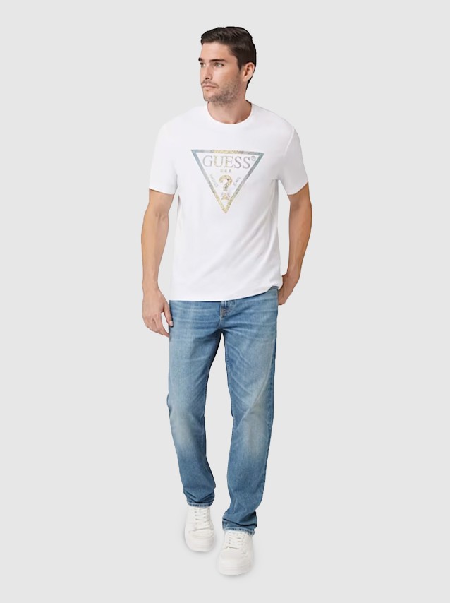 T-Shirt Homem Multicol Guess