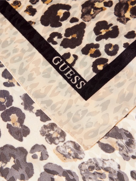 Lencos Mulher Jacquard Foulard 60X60 Guess Acessorios Lencos Mulher Jacquard Foulard 60X60 Guess Acessorios