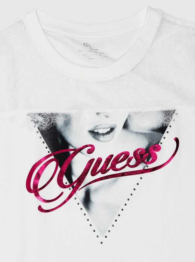 T-Shirt Mulher Triangle Guess