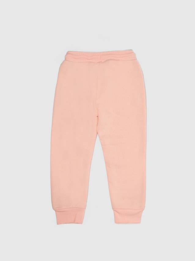 Cal�a Menina Jogger With Metallic Converse