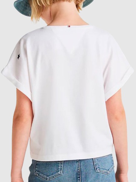T-Shirt Menina Tommy Hilfiger- Kids T-Shirt Menina Tommy Hilfiger- Kids
