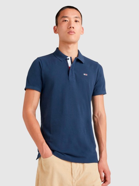 Polos Homem Tjm Slim Placket Polo Tommy Jeans