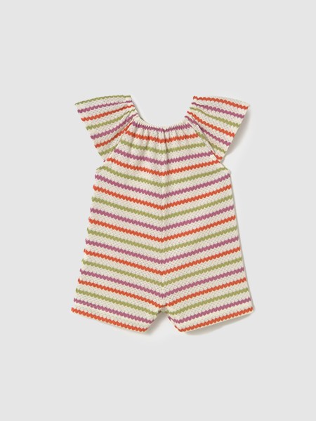 Vestidos Menina Macacao Curto Croche Mayoral