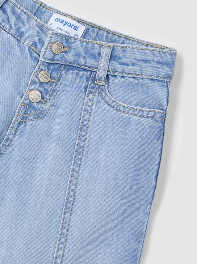 Calca Menina Calca Denim Fluida Mayoral
