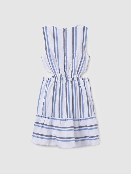 Vestidos Menina Vestido Riscas C/laco Mayoral