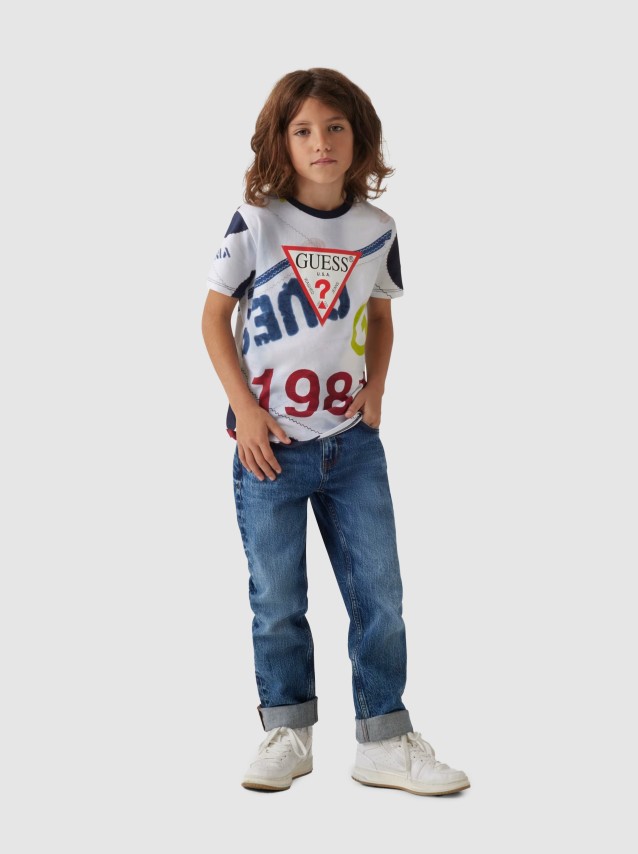 T-Shirt Masculin Guess Kids