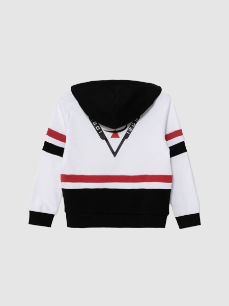 Casaco Menino Hooded Ls Active Top W/zip Guess Kids