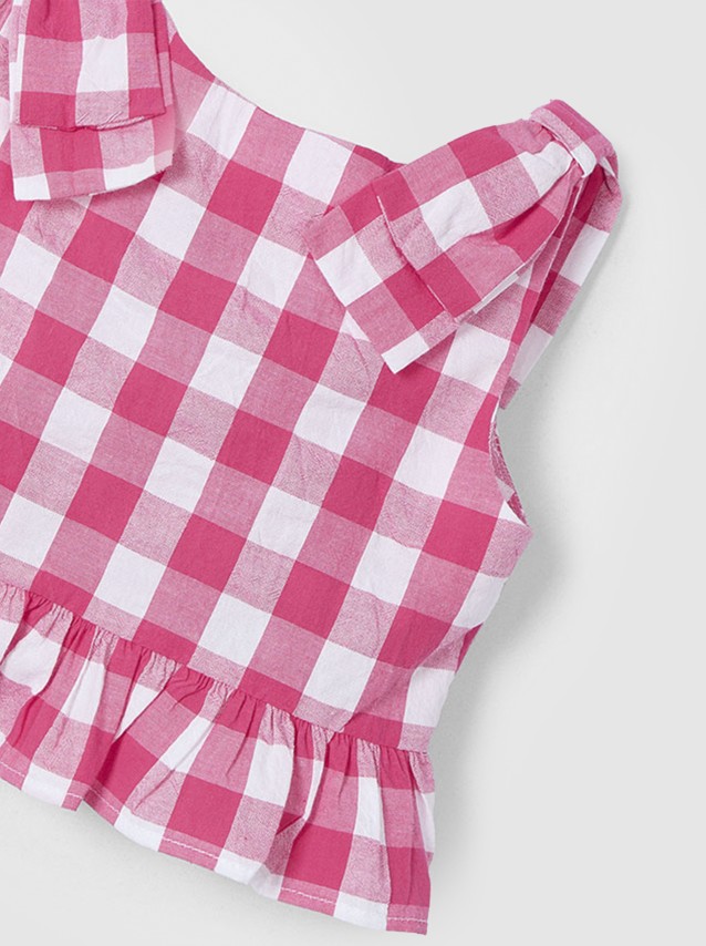 Tops Menina Top Peplum Mayoral