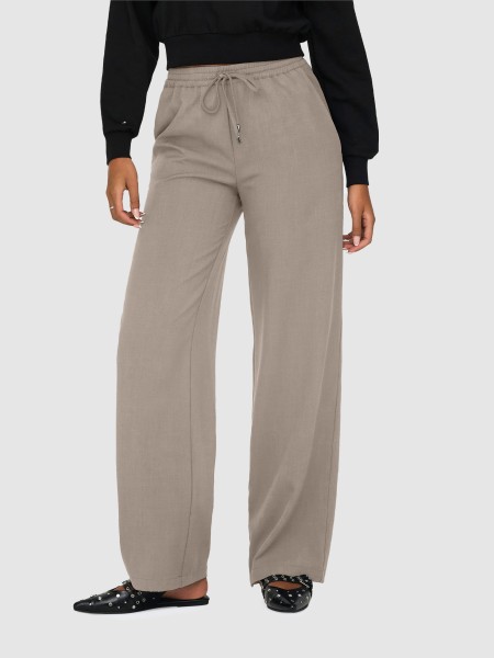 Calca Mulher Onlginny Hw Wide Pull-Up Pant Oy Pnt Only