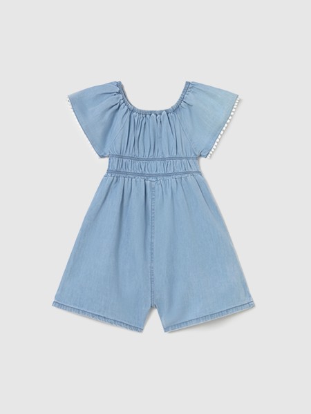 Vestidos Menina Macacao Curto Fluido Mayoral