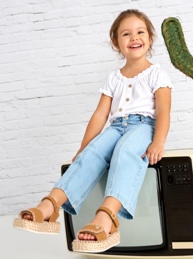 Calca Menina Calca Denim Fluida Mayoral