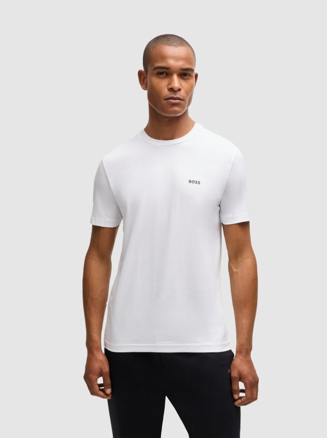 T-Shirt Masculin Boss Green