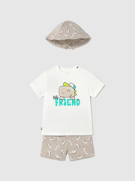 Menino Conj. Malha Print C/ Bucket Mayoral Menino Conj. Malha Print C/ Bucket Mayoral