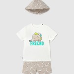 Menino Conj. Malha Print C/ Bucket Mayoral