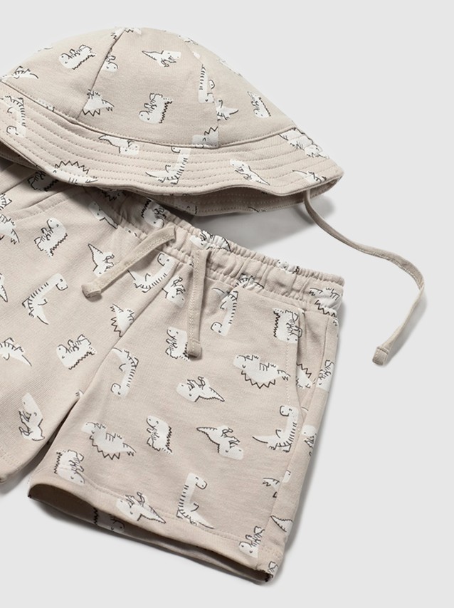 Menino Conj. Malha Print C/ Bucket Mayoral