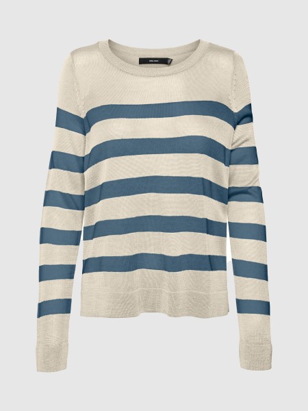 Camisola Mulher Vmnova Ls O-Neck Pullover Ga Noos Vero Moda