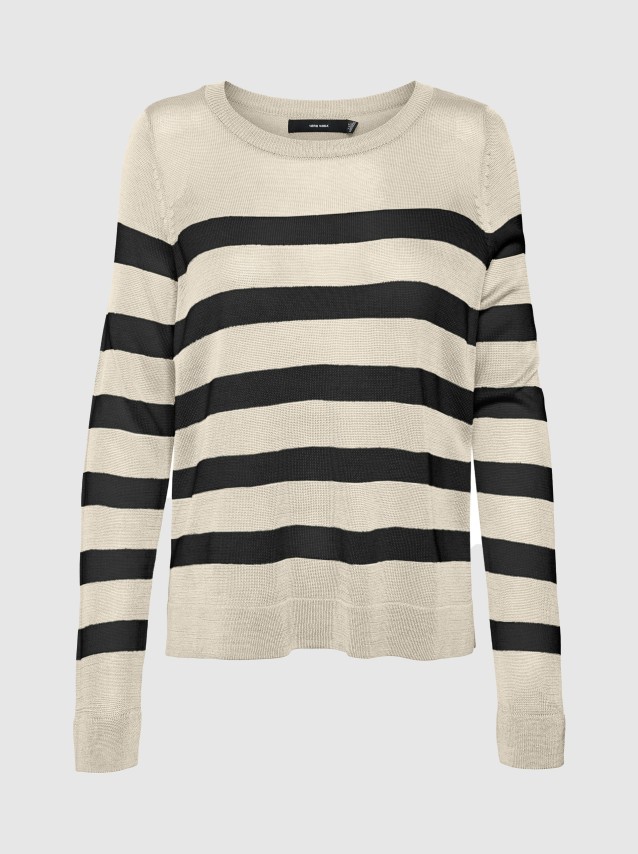 Camisola Mulher Vmnova Ls O-Neck Pullover Ga Noos Vero Moda