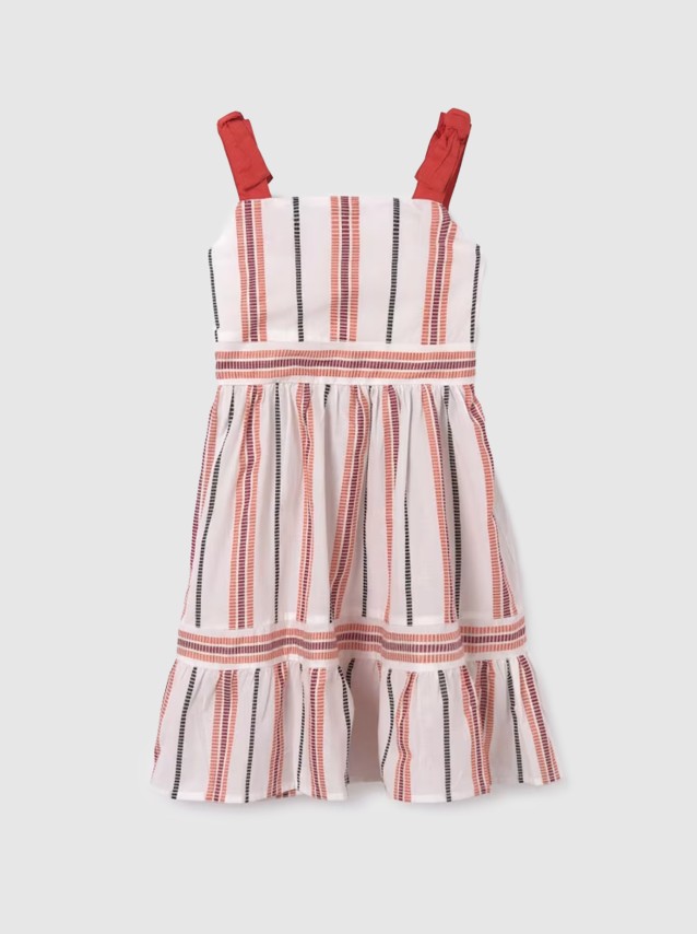 Vestidos Menina Vestido Riscas C/laco Mayoral