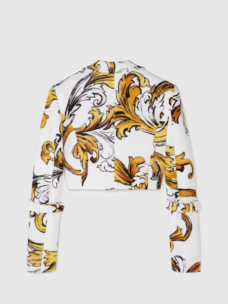 Casaco Mulher 78Dp704 C Buckles  Jacket Versace