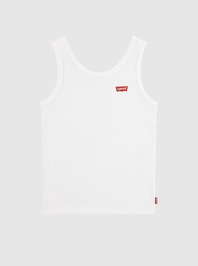 Tops Menina Lvg Meet And Greet Ribbed Tank Levis