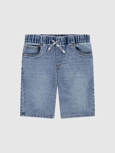Calca Menino Skinny Fit Dobby Shorts Levis