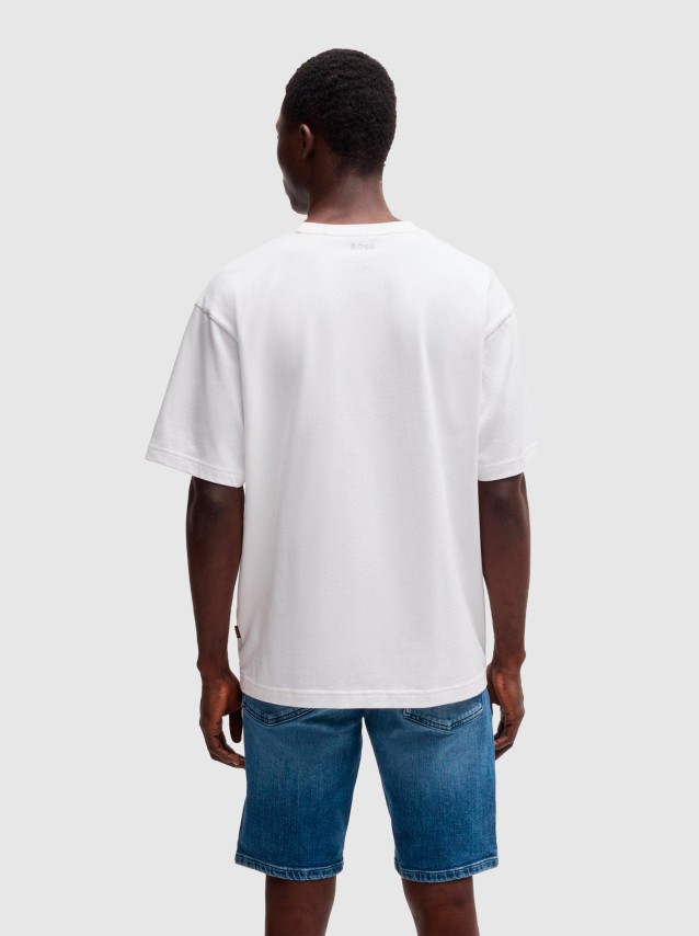T-Shirt Masculin Boss Orange