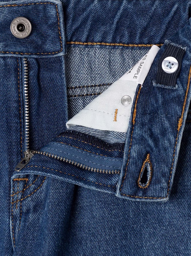 Calca Menina Straight Jeans Hw Jr Pepe Jeans London Kids