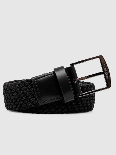 Cintos Homem Ck Casual Elastic Braided 35Mm Calvin Klein