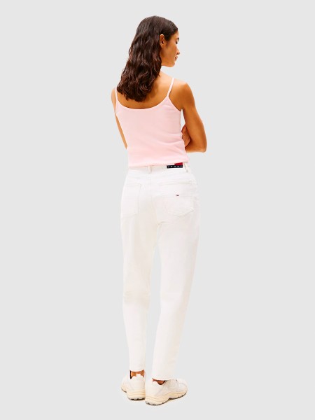 Calças Mulher Tommy Jeans Calças Mulher Tommy Jeans