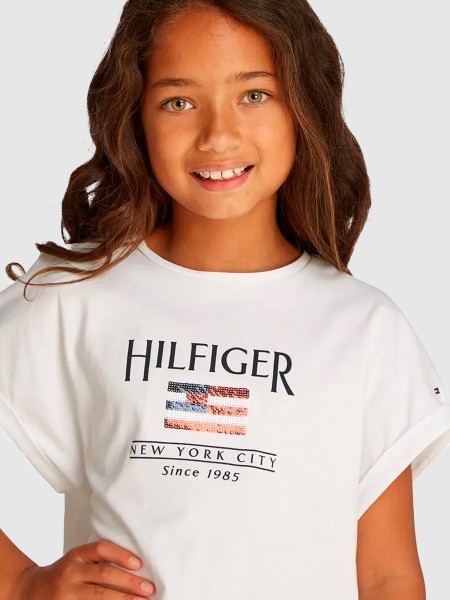 T-Shirt Female Tommy Hilfiger- Kids T-Shirt Female Tommy Hilfiger- Kids
