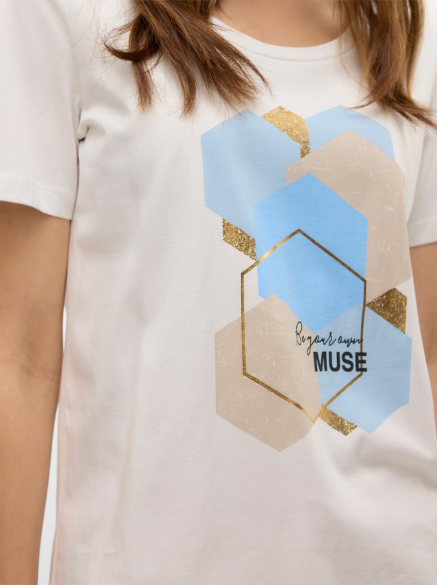 Camiseta Femenino Vero Moda