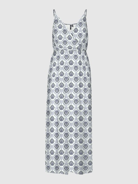 Vestidos Mulher Vmsmilla Singlet Wrap Ankle Dress Wvn Vero Moda