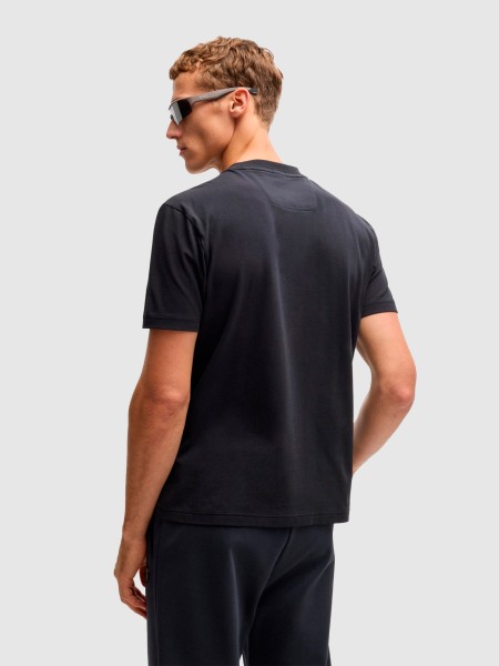 T-Shirt Masculin Boss Green