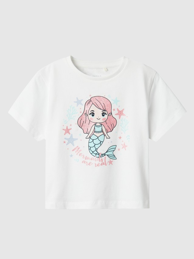 T-Shirt Menina Nmffrejane Ss Nreg Top Name It