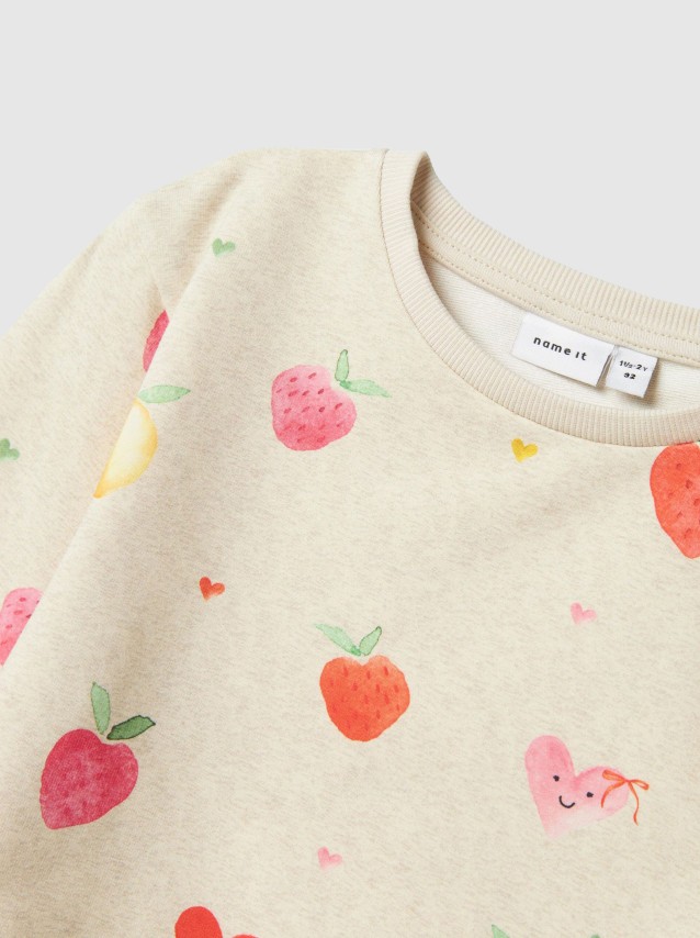 Camisolas Menina Nmffolina Nreg Ls Sweat Unb Name It