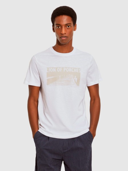 T-Shirt Homem T-Shirt Lion Of Porches