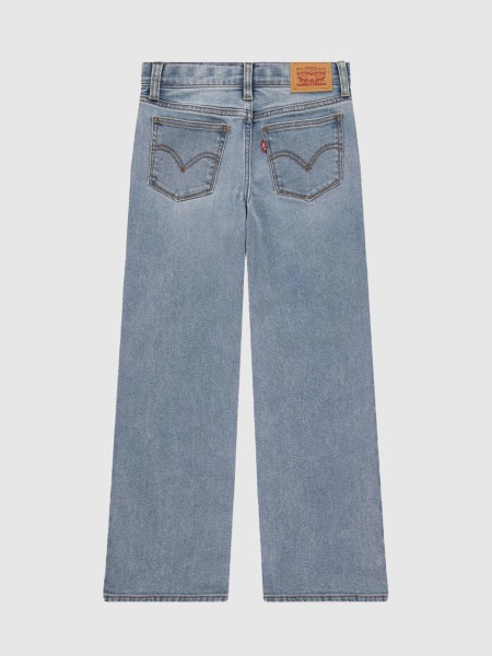 Calca Menina Wide Leg Jeans Levis