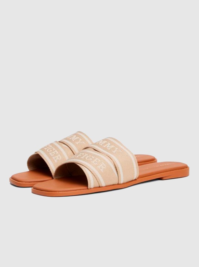 Chinelos Mulher Tommy Hilfiger Webbing Mule Tommy Jeans