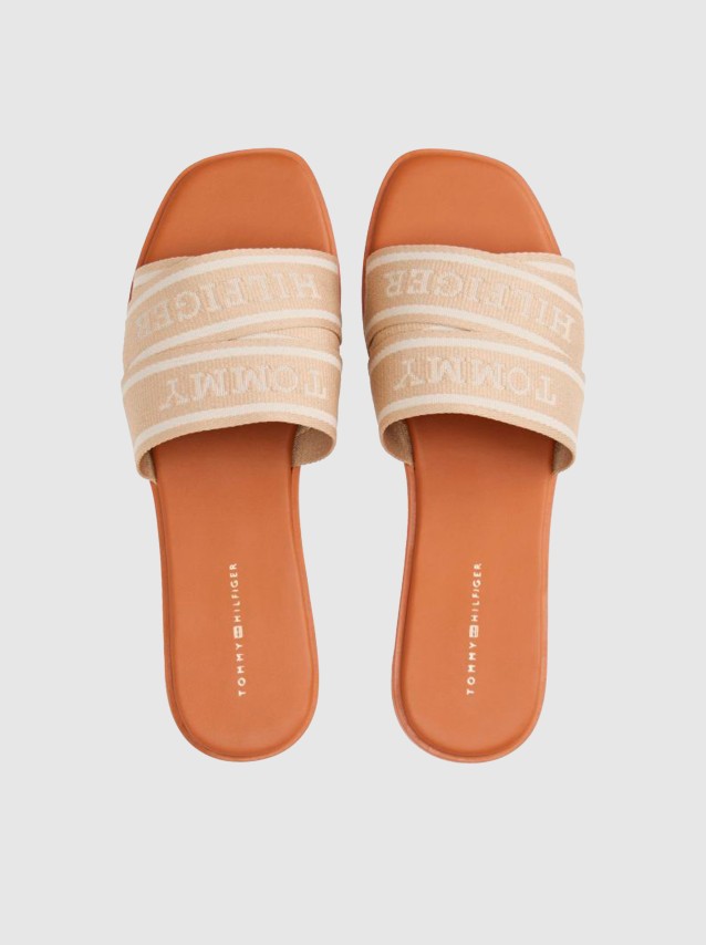 Chinelos Mulher Tommy Hilfiger Webbing Mule Tommy Jeans
