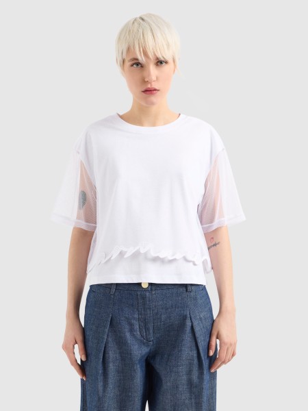 T-Shirt Mulher T-Shirt Armani Exchange