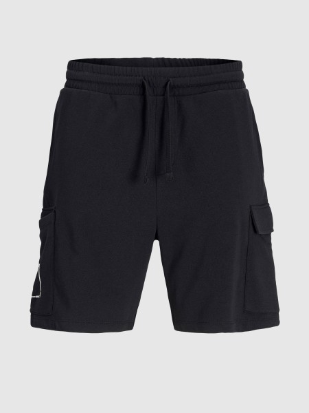 Calcao Homem Jpstkane Script Sweat Shorts Lng Jack & Jones