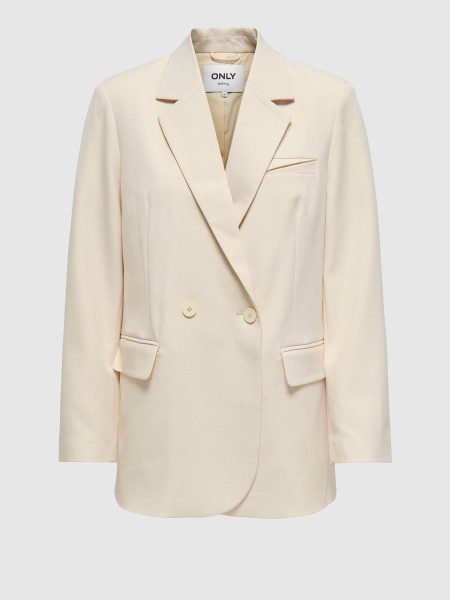 Blazer Mulher Onlhelene Life L/s Loose Blazer Cc Tlr Only