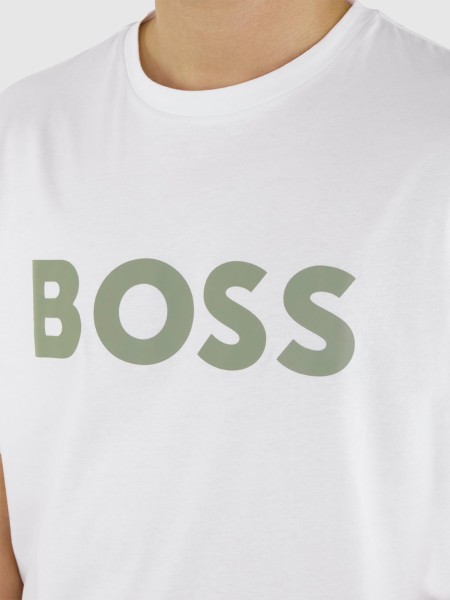 T-Shirt Male Boss Orange T-Shirt Male Boss Orange
