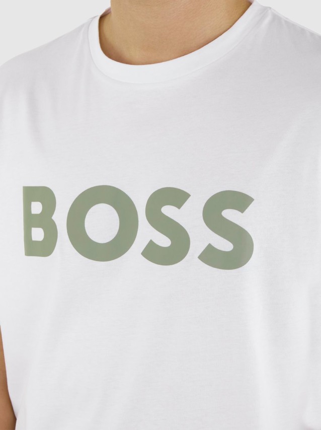 T-Shirt Male Boss Orange