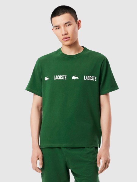 Bodies E Camisolas Homem Cotton Blend Jersey  T-Shirt Lacoste