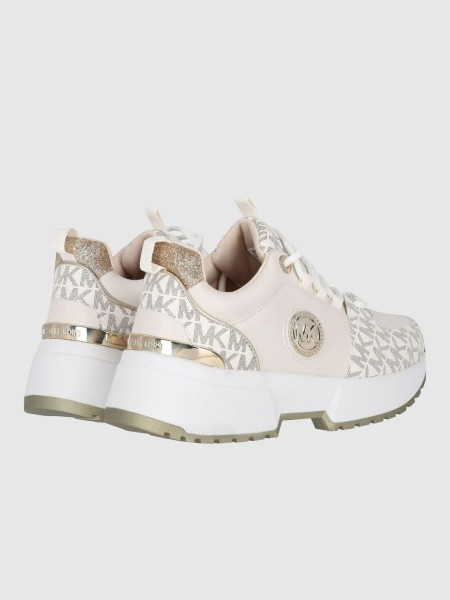 Sapatilhas Menina Cosmo Logo Michael Kors Kids Sapatilhas Menina Cosmo Logo Michael Kors Kids