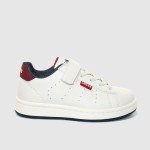 White W/ Red