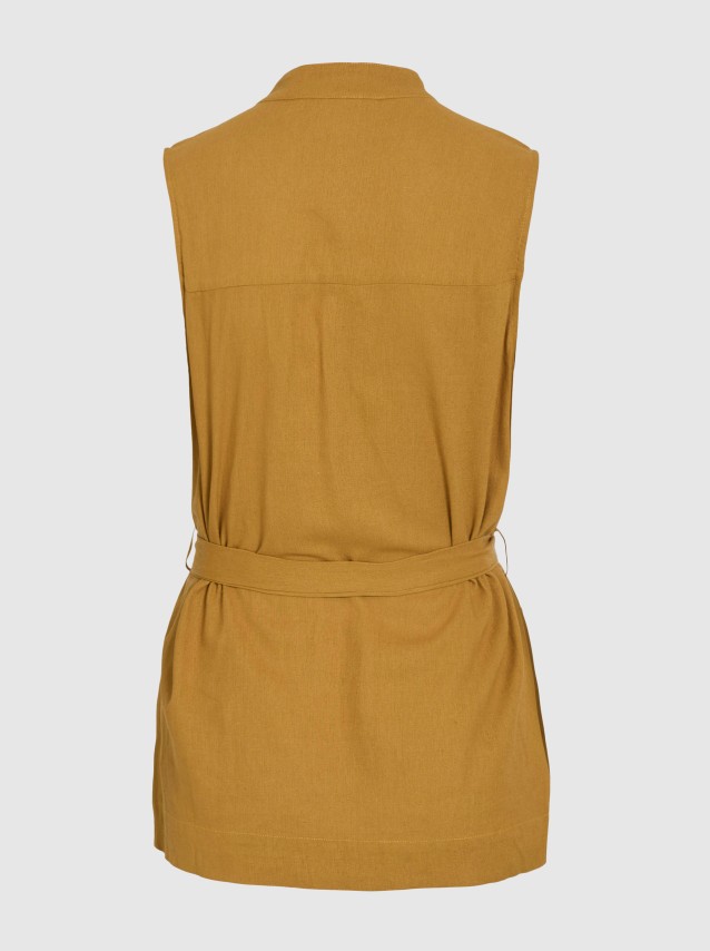 Camisa Mulher Vinuria O-Neck S/l Shirt Vila